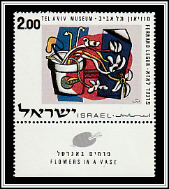 Flowers in a Vase; Fernand Léger