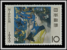 Butterflies by Fujishima Takeji