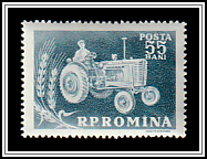 Tractor & Ears of Grain