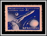 Luna I Leaving Earth