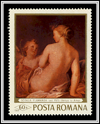 Venus and Amor 17th Century Flemish School
