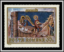 The Last Judgement (detail), Voroneț Monastery