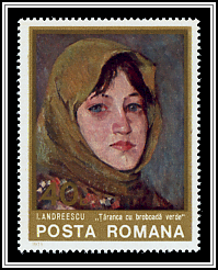 Peasant with Green Shawl