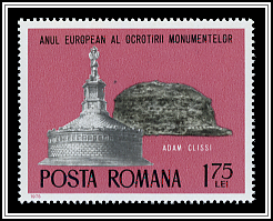 Monument and Projected Reconstruction of Adam Clissi