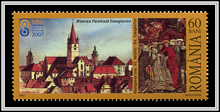 Evangelical Parish Church (14th Century); Crucifixion (Detail from the Altarpiece)
