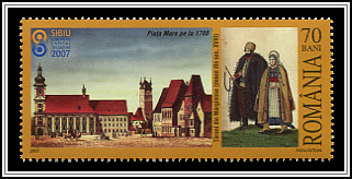 Great Market in 1780; Peasant Couple from the Surrounding Countryside (18th Century)