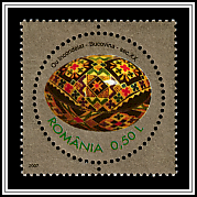 Painted Easter Egg Bucovina, 20th Century
