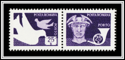 Pigeons; Mercury and Posthorn