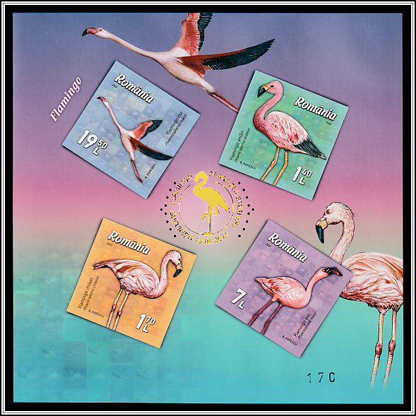 Flamingos Limited Edition Souvenir Sheeet